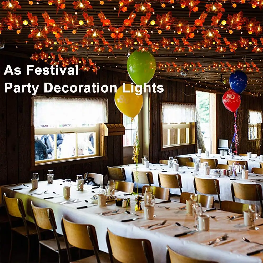 Fairy Light Autumn Leaves Yard Durable Fairy String Fairy String Light 4M 40LED Battery Box Xmas Decor Wedding Festival Garden
Fairy Light Autumn Leaves Yard Durable Fairy String Fairy String Light 4M 40LED Battery Box Xmas Decor Wedding Festival Garden