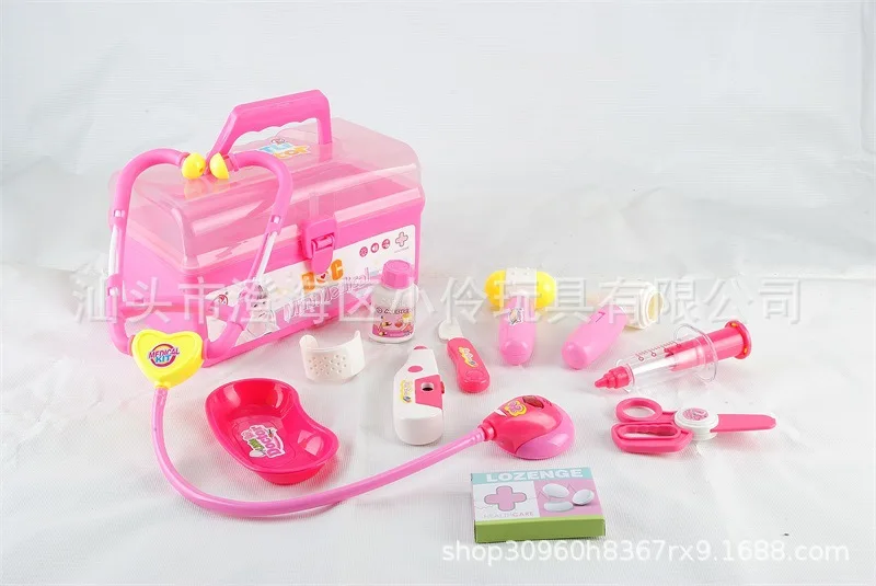 Children Dentist Toy Set Model Play House Toy with Light IC Medicine Cabinet Dentist Doctor Toolbox
Children Dentist Toy Set Model Play House Toy with Light IC Medicine Cabinet Dentist Doctor Toolbox