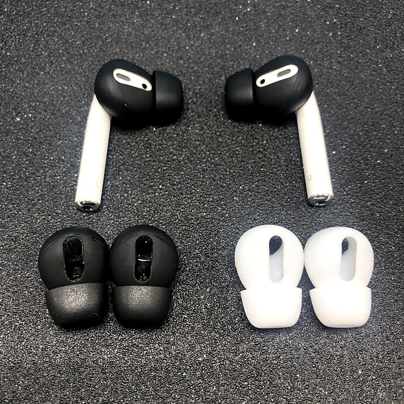 Ear pads for Airpods 1/2 Wireless Bluetooth Iphone Earphones Silicone Covers Caps Earphone Case Earpads Eartips 2pcs/Pair | Электроника