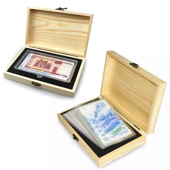 Banknotes Protective Pouch With Wooden Box Paper Money Bag Collection Book Storage Case Container
Banknotes Protective Pouch With Wooden Box Paper Money Bag Collection Book Storage Case Container