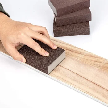 Sponge Sand Block for Woodworking Furniture Handicraft Sponge Dand Double-sided Polishing Sponge Sand Paper
Sponge Sand Block for Woodworking Furniture Handicraft Sponge Dand Double-sided Polishing Sponge Sand Paper