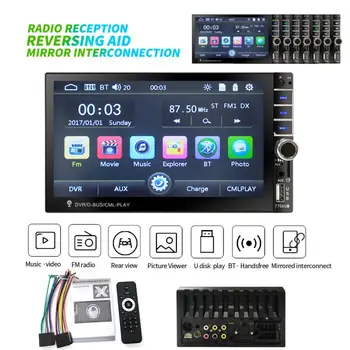7" Inch Car Audio Player Bluetooth FM Stereo Car MP5 Player HD Touch Screen Car Radio Player Support Rear View Camera
7" Inch Car Audio Player Bluetooth FM Stereo Car MP5 Player HD Touch Screen Car Radio Player Support Rear View Camera
