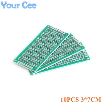 10pcs Electronic PCB Board 3x7cm Diy Universal Printed Circuit Board 3*7cm Double Side Prototyping PCB Kit Copper Plate
10pcs Electronic PCB Board 3x7cm Diy Universal Printed Circuit Board 3*7cm Double Side Prototyping PCB Kit Copper Plate