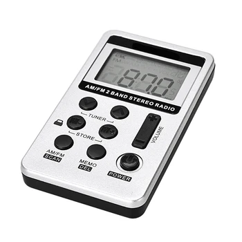 AM FM Radio Mini Radio Pocket Radio Portable Mini Digital Stereo Radio With LCD Display Lanyard And Earphone Radio Fm Running
AM FM Radio Mini Radio Pocket Radio Portable Mini Digital Stereo Radio With LCD Display Lanyard And Earphone Radio Fm Running