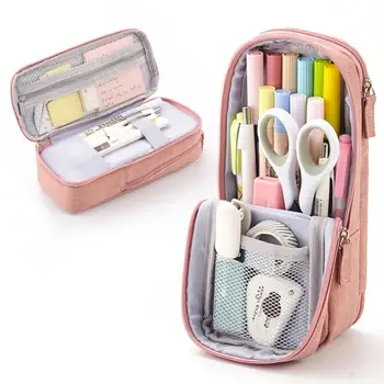 Double Layer Pencil Case Large Capacity Cloth Stationery Case Stand Pencil Case Pen Holder Pen Organizer Storage Pouch Pen Case
Double Layer Pencil Case Large Capacity Cloth Stationery Case Stand Pencil Case Pen Holder Pen Organizer Storage Pouch Pen Case