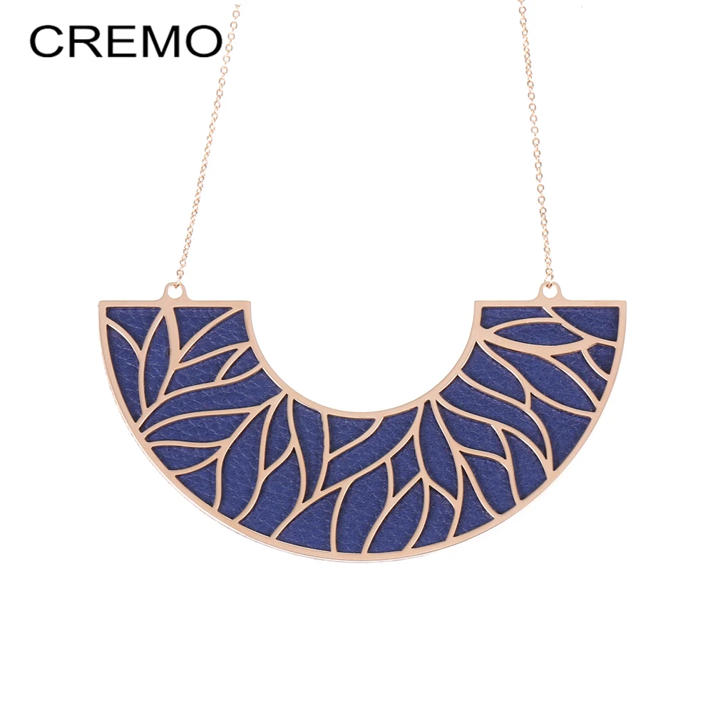 Cremo Chain Pendant Statement Necklace Trendy Interchangeable Leather Pendant Choker Necklaces & Pendants for Women
Cremo Chain Pendant Statement Necklace Trendy Interchangeable Leather Pendant Choker Necklaces & Pendants for Women