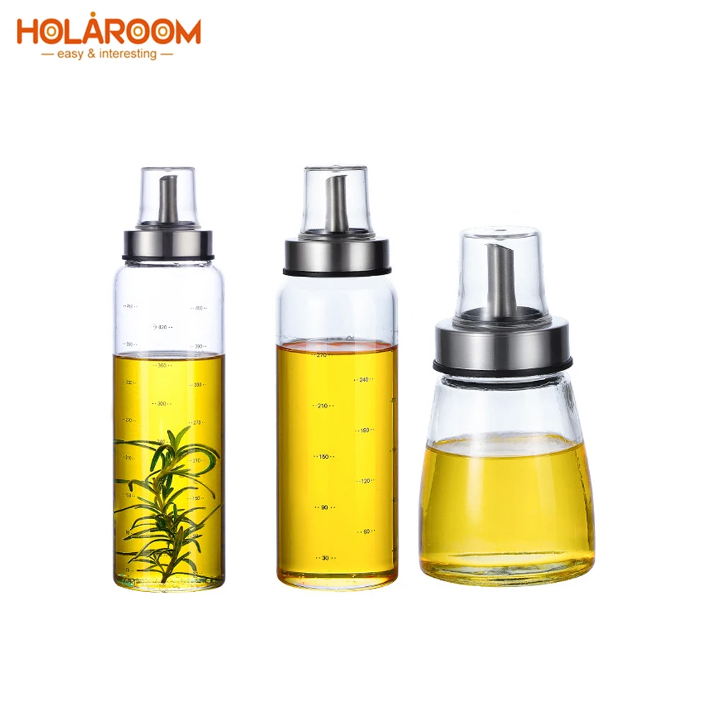 Holaroom Durable High Borosilicate Glass Oil Bottle Leak-Proof Seasoning Storage Pot Soy Sauce Jar Vinegar Bottle Kitchen Gadget
Holaroom Durable High Borosilicate Glass Oil Bottle Leak-Proof Seasoning Storage Pot Soy Sauce Jar Vinegar Bottle Kitchen Gadget