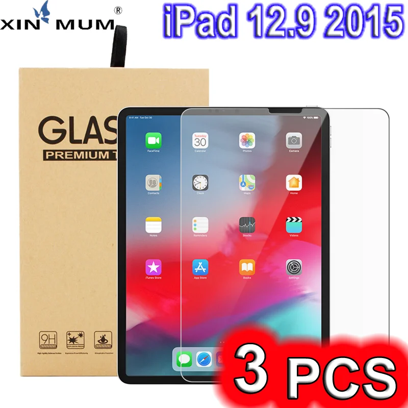 3 Pcs/set For iPad 12.9 2015 Transparent Screen Protector Anti fingerprint Anti-oil Anti-Scratch 9HD Tablet Tempered Glass Film
3 Pcs/set For iPad 12.9 2015 Transparent Screen Protector Anti fingerprint Anti-oil Anti-Scratch 9HD Tablet Tempered Glass Film