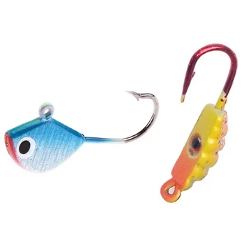 10Pcs Winter Fishing Lure Ice Fishing Jig Bait Mini Fish Lead Head Hook Bait Fishing Tackle 2.5cm 2.3G& 2.2cm1.4G
10Pcs Winter Fishing Lure Ice Fishing Jig Bait Mini Fish Lead Head Hook Bait Fishing Tackle 2.5cm 2.3G& 2.2cm1.4G