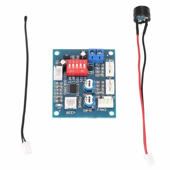 Four-wire PWM fan thermostat computer cooling, fan temperature control module automatic temperature control speed DC 12V
Four-wire PWM fan thermostat computer cooling, fan temperature control module automatic temperature control speed DC 12V