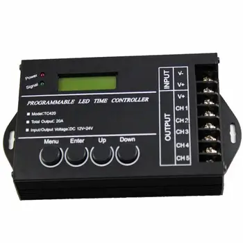Programmable Time LED Controller - DC12V 24V 20A 240W Multi-function LED Timer Dimmer Controller for RGBW RGB Dual Color jk177
Programmable Time LED Controller - DC12V 24V 20A 240W Multi-function LED Timer Dimmer Controller for RGBW RGB Dual Color jk177