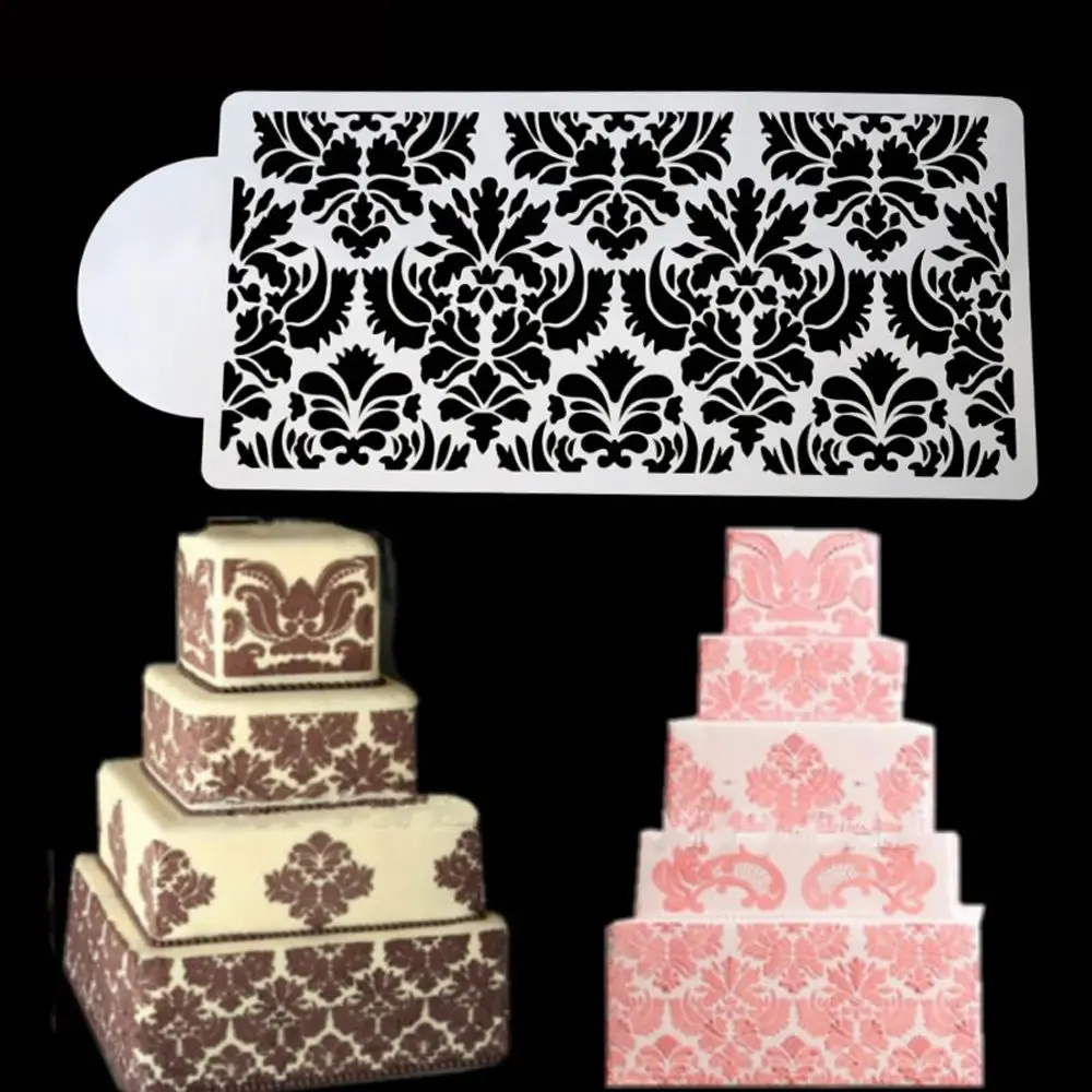 Pretty Damask Lace Border Cake Side Cupcake Stencil Sugar Craft Decoration Baking Tool Cake Decorating Tool
Pretty Damask Lace Border Cake Side Cupcake Stencil Sugar Craft Decoration Baking Tool Cake Decorating Tool