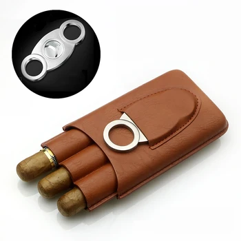 Slicer Cuban Cigar Case Leather Case Cutter Humidor Set Tool Cigar Case Portable Travel Tobacco Accessories
Slicer Cuban Cigar Case Leather Case Cutter Humidor Set Tool Cigar Case Portable Travel Tobacco Accessories