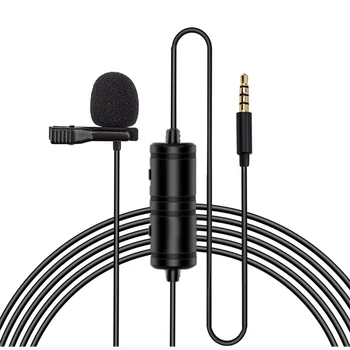 Phone Microphone with Collar Clip Omnidirectional Condenser Microphone for Smart Phones Interview Vlog Live DU55
Phone Microphone with Collar Clip Omnidirectional Condenser Microphone for Smart Phones Interview Vlog Live DU55