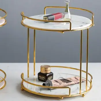 Nordic Wind Gold-plated Iron Art Double-deck Cosmetics Receiving Frame Creative Dressing Table Desktop Placement Frame Princess
Nordic Wind Gold-plated Iron Art Double-deck Cosmetics Receiving Frame Creative Dressing Table Desktop Placement Frame Princess