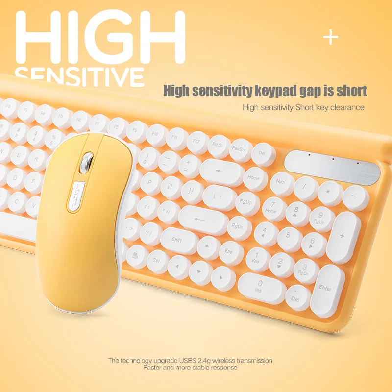 Rechargeable Wireless Keyboard Mouse Combo Compact Plastic Mice with Receiver HSJ-19
Rechargeable Wireless Keyboard Mouse Combo Compact Plastic Mice with Receiver HSJ-19