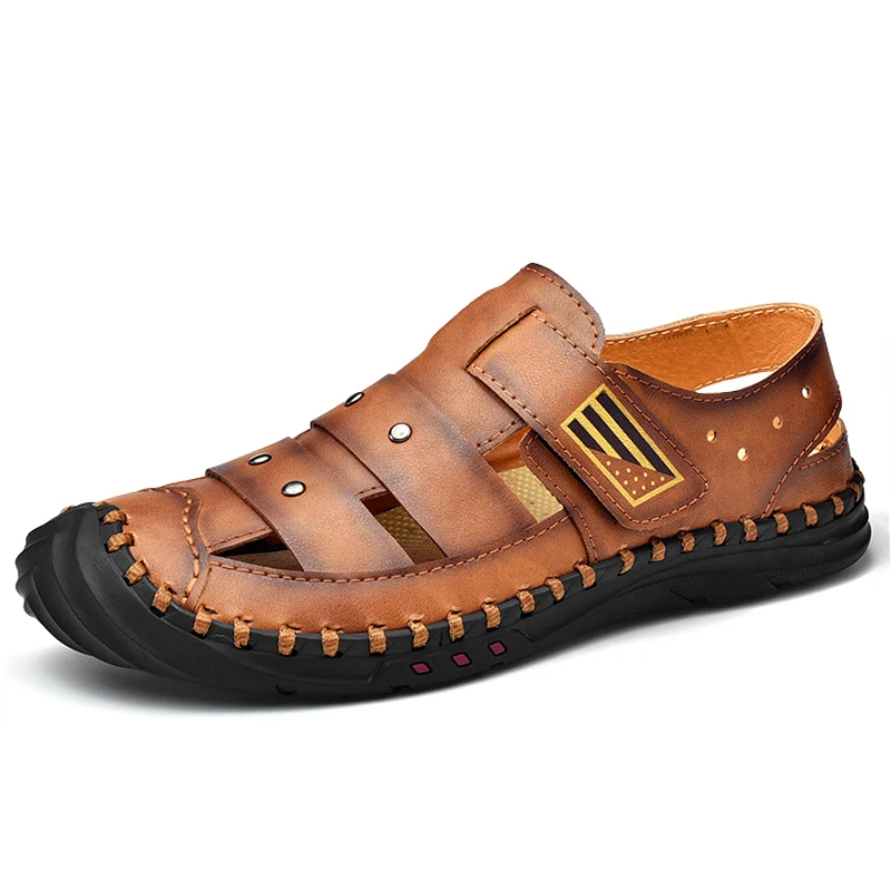 Big Size 48 Genuine Leather Men Sandals Summer Breathable Beach sandals Men Outdoor casual Walking shoes male zapatos de hombre
Big Size 48 Genuine Leather Men Sandals Summer Breathable Beach sandals Men Outdoor casual Walking shoes male zapatos de hombre