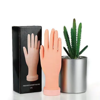 Nail Practice Hand Model Flexible Movable Silicone Prosthetic Soft Fake Hands For Nail Art Training Display Model Manicure Nail
Nail Practice Hand Model Flexible Movable Silicone Prosthetic Soft Fake Hands For Nail Art Training Display Model Manicure Nail