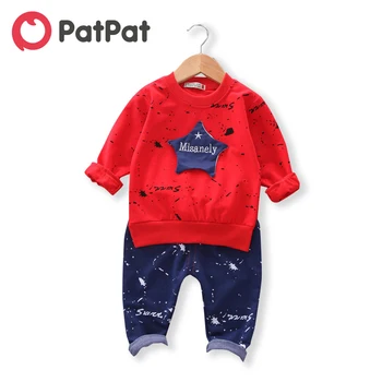 PatPat 2020 New Spring and Autumn Stars Applique Sweatshirt and Pants Set for Toddler Boy Sets Clothes
PatPat 2020 New Spring and Autumn Stars Applique Sweatshirt and Pants Set for Toddler Boy Sets Clothes