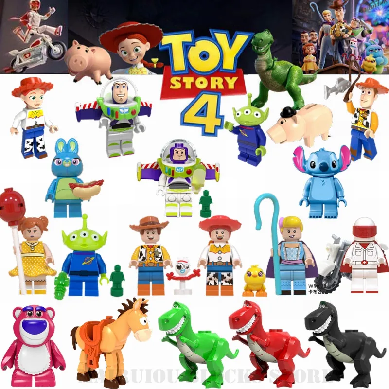 For Toys Story Buzz Lightyear Woody Jessie Aliens Bulleye Hamm Rex Cartoon Building Blocks Figures Model Toys for Ghildren Gifts
For Toys Story Buzz Lightyear Woody Jessie Aliens Bulleye Hamm Rex Cartoon Building Blocks Figures Model Toys for Ghildren Gifts