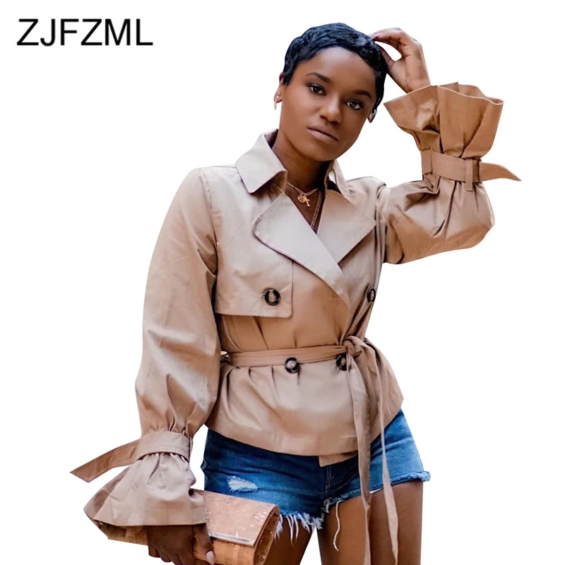 Fall Winter Double Breasted Coat Women Turn-Down Collar Button Up Bomber Jacket Elegant Ladies Long Sleeve Slim Cropped Coats
Fall Winter Double Breasted Coat Women Turn-Down Collar Button Up Bomber Jacket Elegant Ladies Long Sleeve Slim Cropped Coats