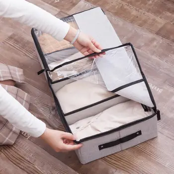 Multifunctional Cloth Transparent Shoe Box Underwear Socks Bra Separator Storage Box Dust Proof Bed Bottom Wardrobe Drawer Box
Multifunctional Cloth Transparent Shoe Box Underwear Socks Bra Separator Storage Box Dust Proof Bed Bottom Wardrobe Drawer Box