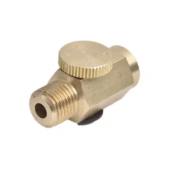 1/4in NPT Air Flow Regulator Regulating Valve Durable Brass Pneumatic Tools Used to Control air flow
1/4in NPT Air Flow Regulator Regulating Valve Durable Brass Pneumatic Tools Used to Control air flow