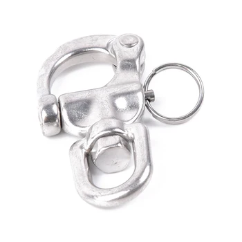 High hardness Accessory Marine Boat Swivel Snap Shackle 70mm Silver 316 Stainless Steel Yacht
High hardness Accessory Marine Boat Swivel Snap Shackle 70mm Silver 316 Stainless Steel Yacht