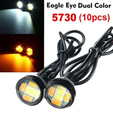 10 Pcs 23mm Eagle Eye 12 LED High Power 4014 Dual Color 12V Car Fog DRL Bulb Reverse Backup Parking Signal Lamp
10 Pcs 23mm Eagle Eye 12 LED High Power 4014 Dual Color 12V Car Fog DRL Bulb Reverse Backup Parking Signal Lamp