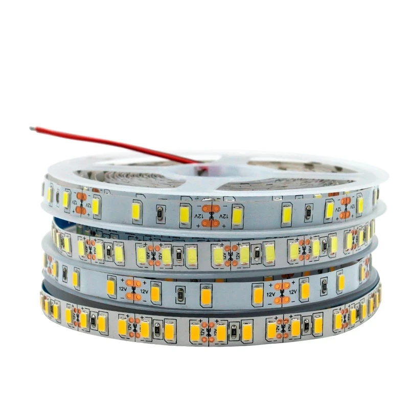 

5m 5630 SMD LED Ribbon Strip LED Rope Light DC12V 60leds/m 120leds/m LED Tape Waterproof White Red Warm Flexible LED Strip