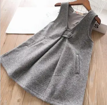 girl wool vest dresses Autumn and winter kids party dresses fashion high-grade girls clothing Children's clothes
girl wool vest dresses Autumn and winter kids party dresses fashion high-grade girls clothing Children's clothes