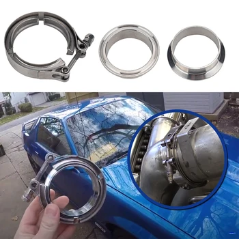 T-Bolt V Band Clamp w/ 2 Flanges Unique Parts Portable Car Trunion Style SS304 Latch Ornaments for Exhaust Downpipe
T-Bolt V Band Clamp w/ 2 Flanges Unique Parts Portable Car Trunion Style SS304 Latch Ornaments for Exhaust Downpipe