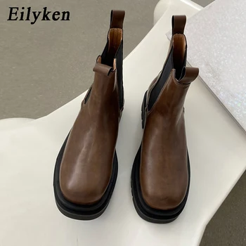 Eilyken 2020 New Design Non-Slip Thick Bottoms Women Motorcycle Boots Fashion Round Toe Low Heel Shoes Female Casual
Eilyken 2020 New Design Non-Slip Thick Bottoms Women Motorcycle Boots Fashion Round Toe Low Heel Shoes Female Casual