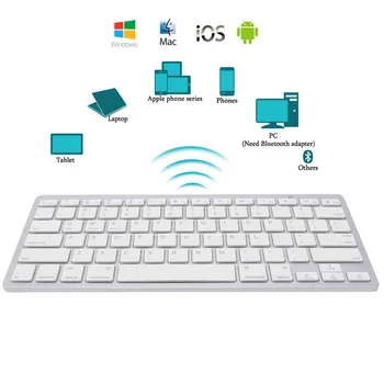Ultra-Slim General Bluetooth Wireless Keyboard for PC ipad Android iOS Microsoft D08B
Ultra-Slim General Bluetooth Wireless Keyboard for PC ipad Android iOS Microsoft D08B