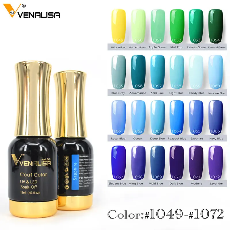 

#60751 Venalisa New Nail Art Products 12ml Makeup UV Nail Gel Nail Art Manicure Nail Gel Lacquer Soak Off Base Top Gel Polishes
