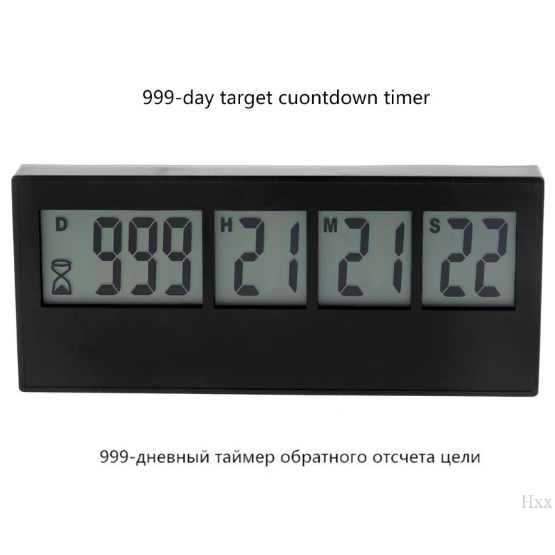 

New 999 Days Countdown Clock LCD Digital Screen Kitchen Timer Event Reminder For Wedding Retirement Lab Cooking Kitchen Watering
