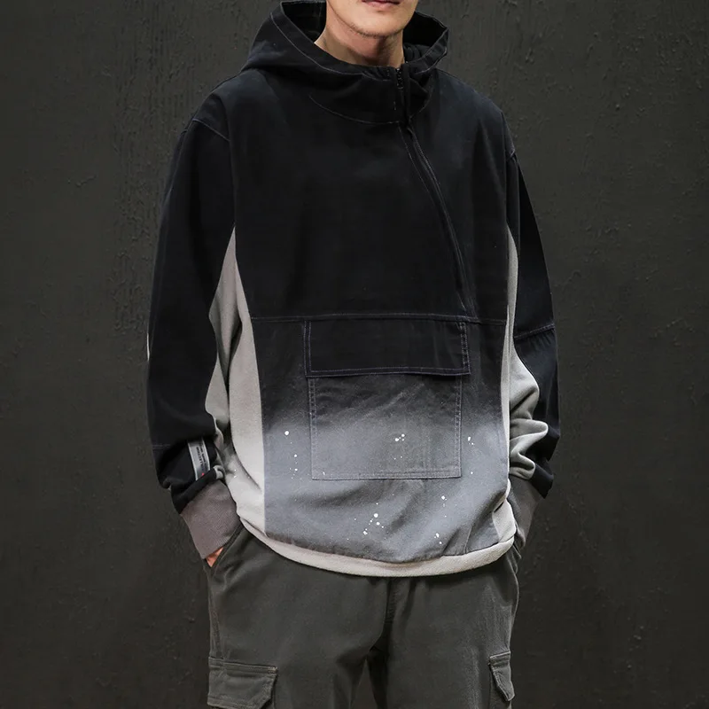 19 Men's Autumn And Winter Hoodie Japanese Style Cool Trend Handsome Loose And Plus-sized Joint Hooded Jacket Hoodie Coat Men's
19 Men's Autumn And Winter Hoodie Japanese Style Cool Trend Handsome Loose And Plus-sized Joint Hooded Jacket Hoodie Coat Men's