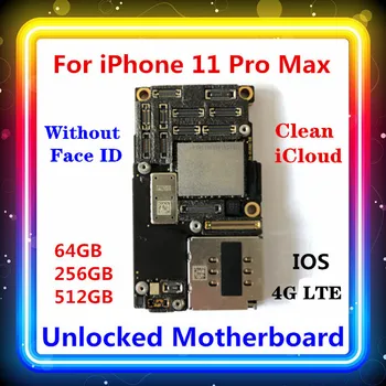 For iPhone 11 Pro Max Unlocked Motherboard Clean iCloud No Face ID For iPhone 11 Pro Max logic board 64G/256G/512G 4G SIM Card
For iPhone 11 Pro Max Unlocked Motherboard Clean iCloud No Face ID For iPhone 11 Pro Max logic board 64G/256G/512G 4G SIM Card