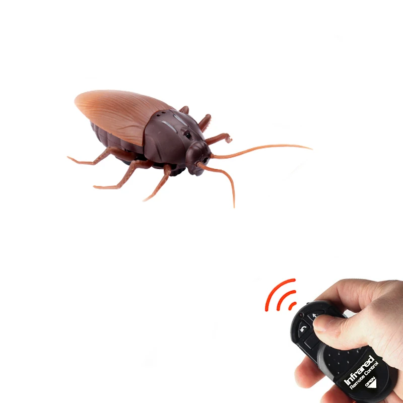 Infrared Remote Control Realistic Mock Fake Cockroach RC Prank Roach Kids Toys Halloween April Fools' Day Props Horror Gifts
Infrared Remote Control Realistic Mock Fake Cockroach RC Prank Roach Kids Toys Halloween April Fools' Day Props Horror Gifts