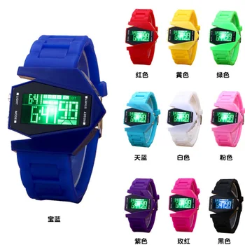 Men's Digital Wristwatches Multifunction Fashion Sports LED Electronic 7 Color Personality Aircraft Watch Relogio Masculino
Men's Digital Wristwatches Multifunction Fashion Sports LED Electronic 7 Color Personality Aircraft Watch Relogio Masculino
