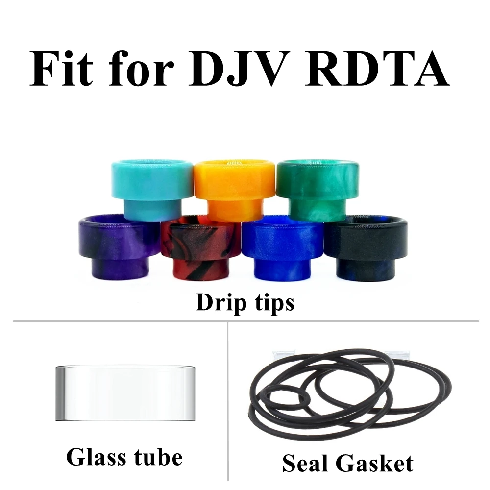 Replacement Pyrex Glass Tube Tank For DJV DEJAVU RDTA RDA Atomizer Glass Drip Tip Seal Gasket O Ring Mech Mod Vape Cap Wick
Replacement Pyrex Glass Tube Tank For DJV DEJAVU RDTA RDA Atomizer Glass Drip Tip Seal Gasket O Ring Mech Mod Vape Cap Wick