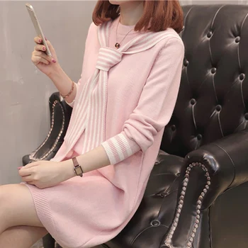 2019 New Korean Edition Autumn and Winter Sweaters Women's Medium and Long Wool Skirt Loose Pullover Knitted Jacket
2019 New Korean Edition Autumn and Winter Sweaters Women's Medium and Long Wool Skirt Loose Pullover Knitted Jacket