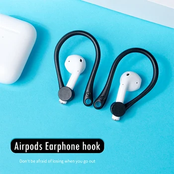 Soft Anti-lost Earhook Holder for Apple AirPods 2 1 TPU Protective Earphone Hook Stand Secure Fit Hook for Airpods 1 2 Support 
Soft Anti-lost Earhook Holder for Apple AirPods 2 1 TPU Protective Earphone Hook Stand Secure Fit Hook for Airpods 1 2 Support