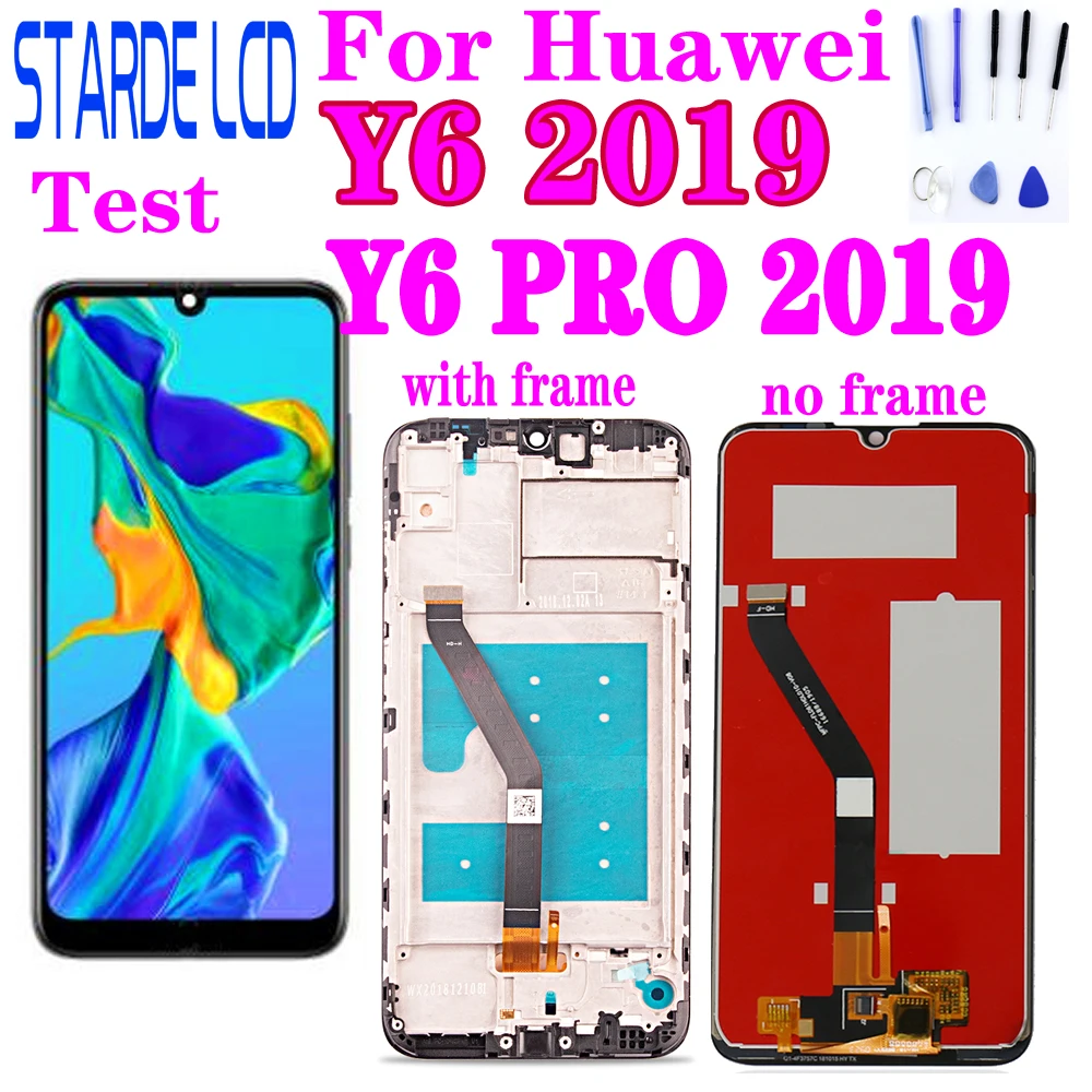 Original 6.09" For Huawei Y6 2019 Y6 Pro 2019 Y6 Prime 2019 LCD Display Screen With Frame+ Touch Screen Panel Digitizer Assembly
Original 6.09" For Huawei Y6 2019 Y6 Pro 2019 Y6 Prime 2019 LCD Display Screen With Frame+ Touch Screen Panel Digitizer Assembly