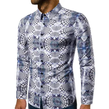 Fall 2019 Large Sizes Men's Long Sleeve Shirt with Digital Printing Soft and Comfortable Streetwear Camisa Masculina Manga Longa
Fall 2019 Large Sizes Men's Long Sleeve Shirt with Digital Printing Soft and Comfortable Streetwear Camisa Masculina Manga Longa