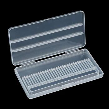 30 Slots Plastic Nail Drill Bit Storage Box Empty Stand Holder For Milling Cutter Display Container Case Manicure Tools
30 Slots Plastic Nail Drill Bit Storage Box Empty Stand Holder For Milling Cutter Display Container Case Manicure Tools