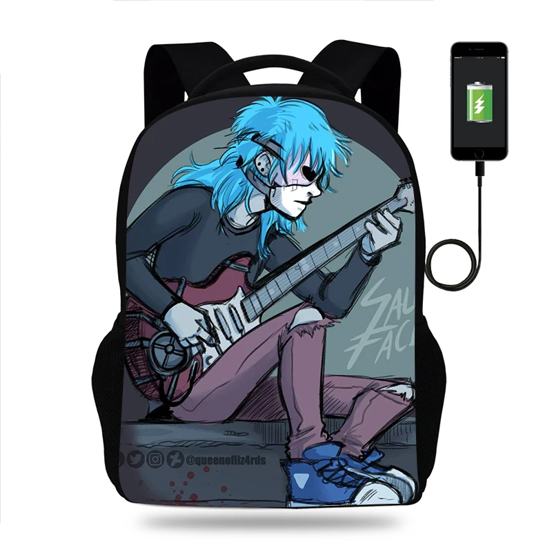 Game Sally Face Backpack Boys Girls School Bag Book Bags Men Women Rucksack Teens Student USB Travel Knapsack Mochila
Game Sally Face Backpack Boys Girls School Bag Book Bags Men Women Rucksack Teens Student USB Travel Knapsack Mochila