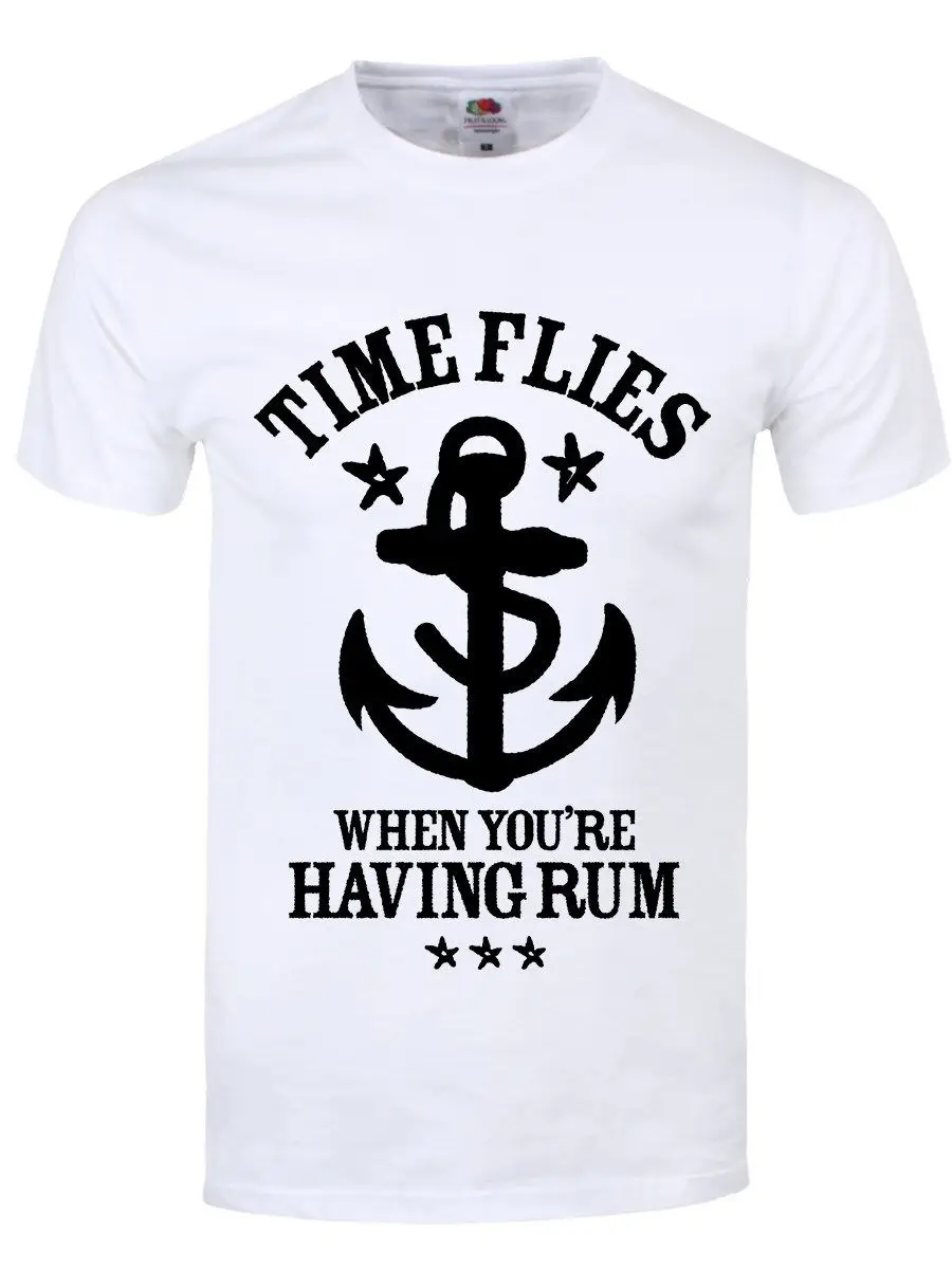 Time Flies When You'Re Having Rum T Shirt Anchor Mens Summer Short Sleeves Cotton T Shirt Fashion Anime Summer Top Tee
Time Flies When You'Re Having Rum T Shirt Anchor Mens Summer Short Sleeves Cotton T Shirt Fashion Anime Summer Top Tee