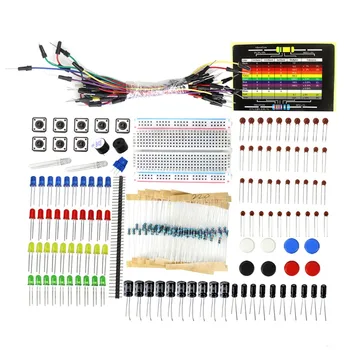 1 Set Electrical Components Assorted Kit Arduino Starter Kit Resistor LED Capacitor Breadboard Resistor Buzzer
1 Set Electrical Components Assorted Kit Arduino Starter Kit Resistor LED Capacitor Breadboard Resistor Buzzer