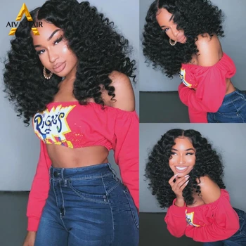 AIVA Cheap High Temperature Fiber Black Ombre Brown Wavy Synthetic Lace Front Wig Middle Part Synthetic Lace Wigs For Women
AIVA Cheap High Temperature Fiber Black Ombre Brown Wavy Synthetic Lace Front Wig Middle Part Synthetic Lace Wigs For Women